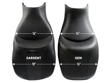 World Sport Performance Seat BMW K 1600 B Grand America 2018+, Non-Standard Upholstery, BMW Tag, integrated heat front and rear. TALL version custom